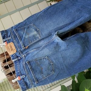 LEVI's 550 VINTAGE 1993 "ORANGE TAB" JEANS 38x34 EUC U.S.A